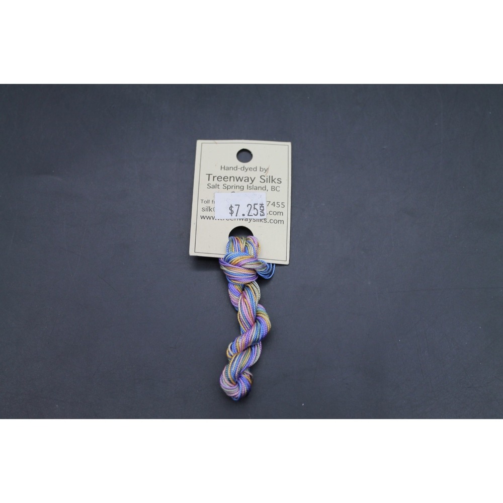 Treenway Silks Montano Series Cottage Garden Hand Dyed Fine Cord 10 Yds New